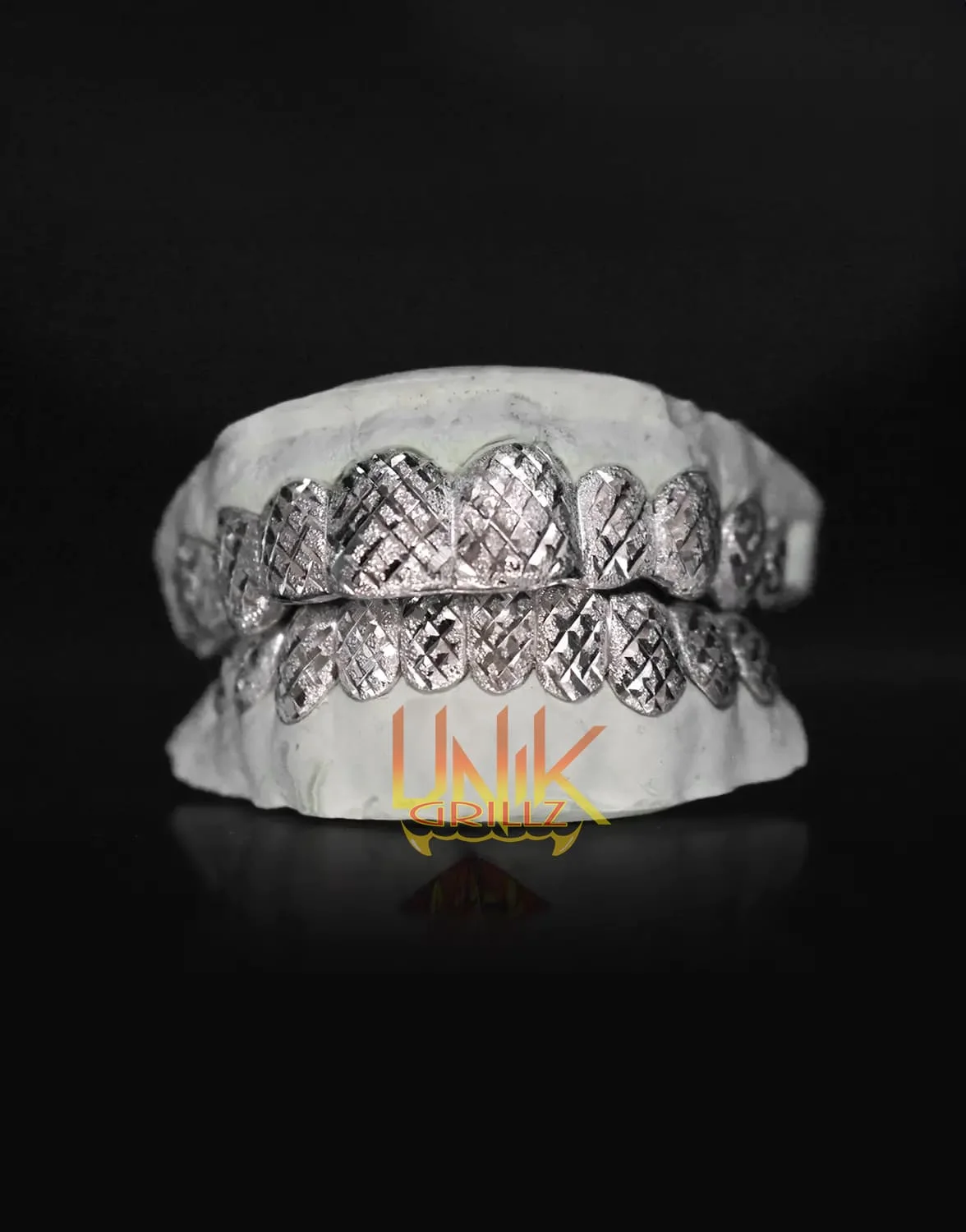 Custom Grillz Diamond Dust and Diamond Cuts